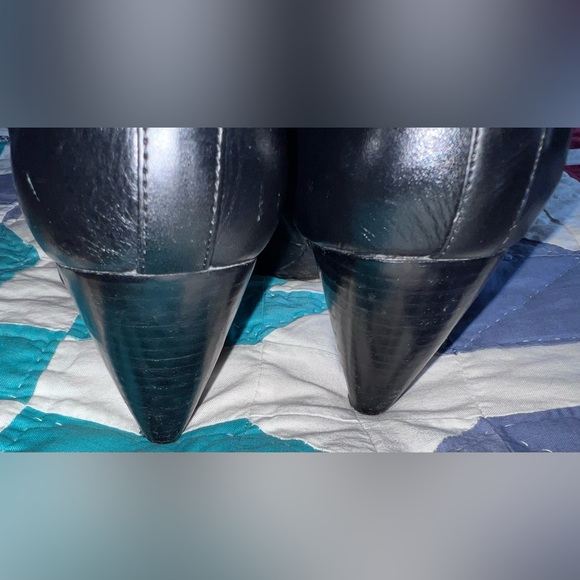 BCBGeneration Slouchy Short Leather Heeled Boots, Black, Size 8, Great Condition - Picture 7 of 16